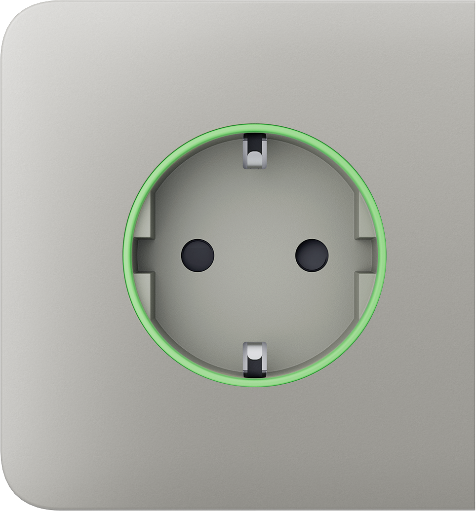 Бічна панель для вбудованої розетки Ajax SideCover (smart) Oyster