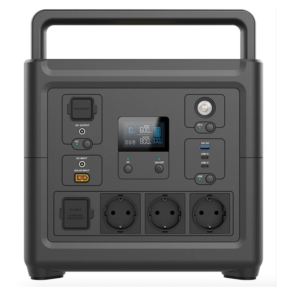 Зарядна станція PowerPlant 835.2Wh, 232000mAh, 1000W Black (PB930890)