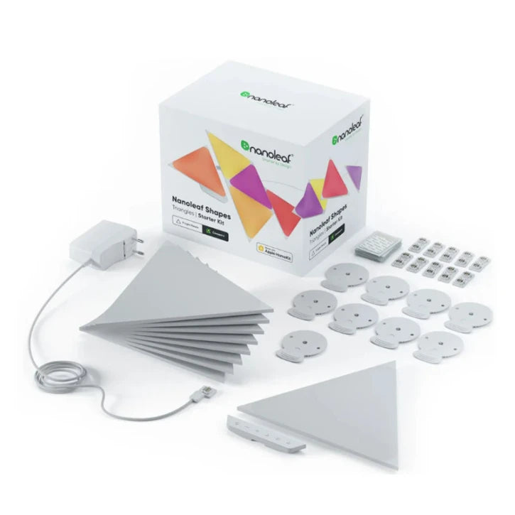 Розумна система освітлення Nanoleaf Shapes Triangles Starter Kit - 9 шт.