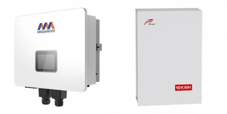 Комплект резервного живлення Megarevo R6KL1D-G2/BAT-10KWH-51.2V-100A