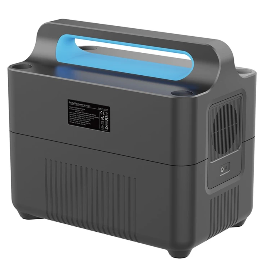 Зарядна станція PowerPlant HS1000 1228Wh, 1800W Black (PB930845)