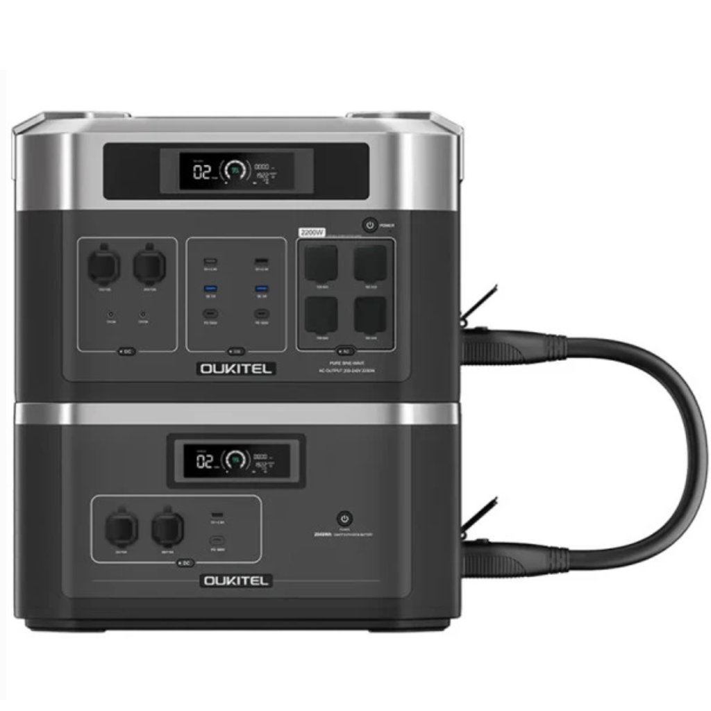 Зарядна станція + батарейный модуль Oukitel BP2000E 4096Wh (BP2000E+B2000E)