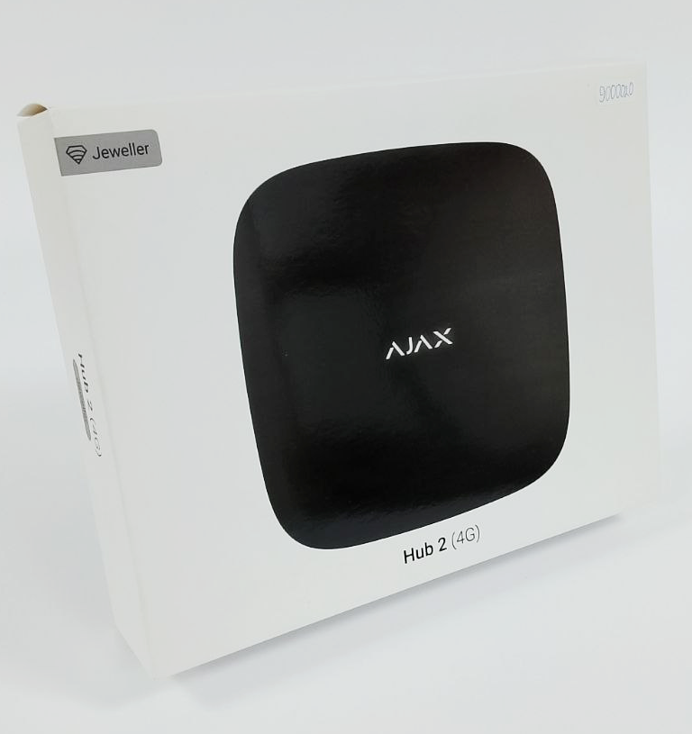 (Уцінка) Інтелектуальна централь Ajax Hub 2 (4G) Black