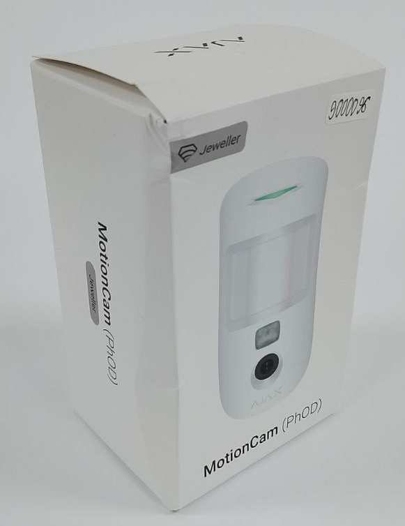 (Уцінка) Бездротовий датчик руху Ajax HDR MotionCam (PhOD) з підтримкою фотоверифікації тривог, функцій «Фото за запитом» і «Фото за сценарієм» White (MotionCam (PhOD))