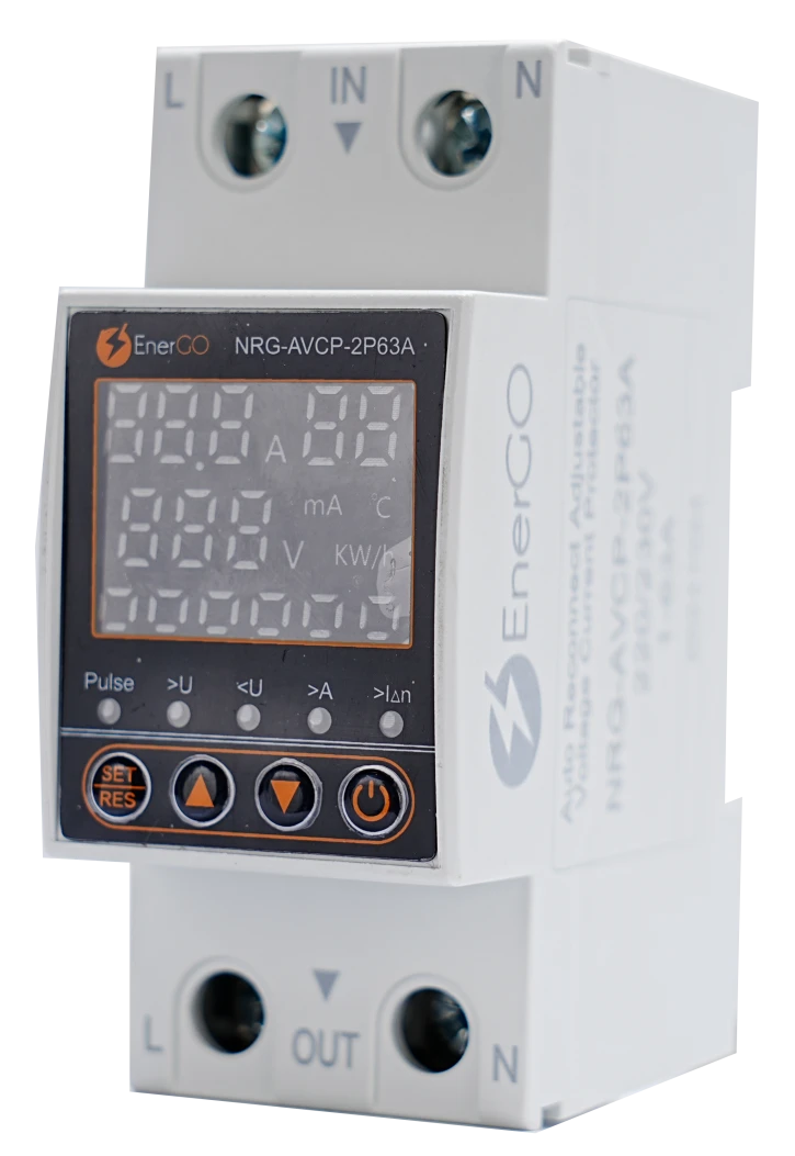Реле напруги EnerGo NRG-AVCP-2P63A