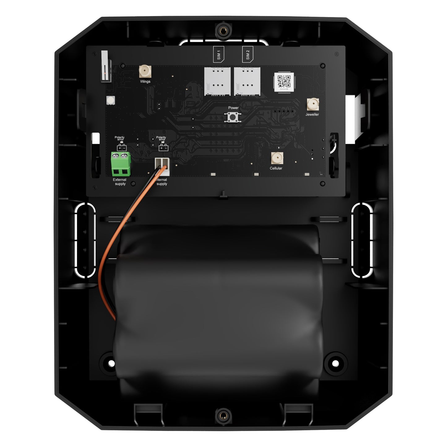 Комплект із 10 неперезарядних батарей Ajax Internal battery NB for Hub BP (7.2V/95Ah) (121874.313.NC)