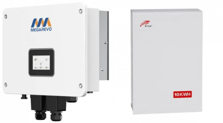 Комплект резервного живлення Megarevo O5KL1D/BAT-10KWH-51.2V-100A