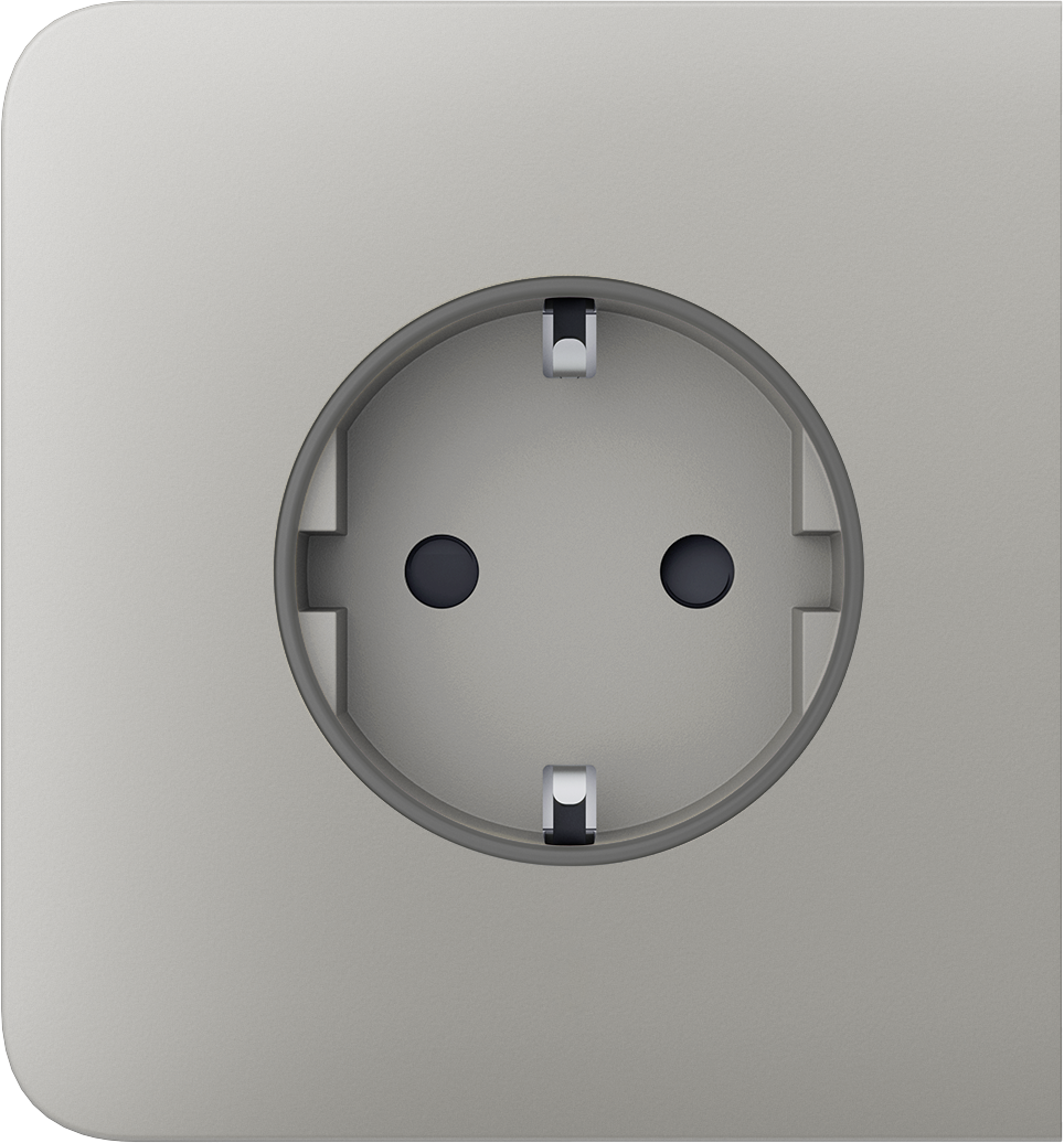 Бічна панель для вбудованої розетки Ajax SideCover (basic) Oyster