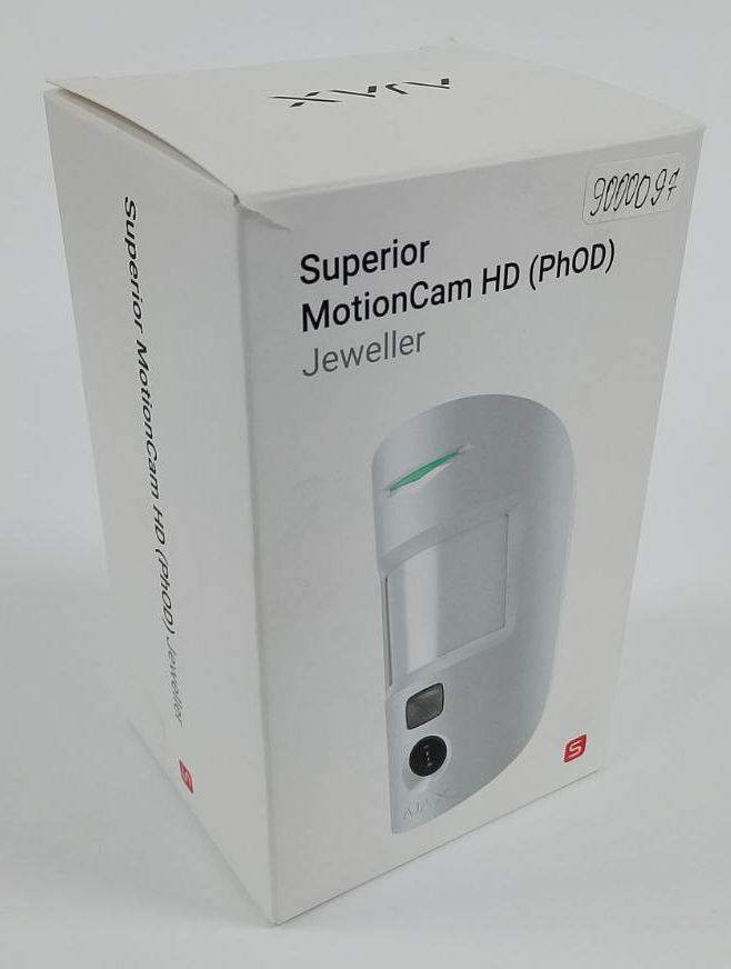 (Уцінка) Бездротовий ІЧ датчик руху з розширеними можливостями фотоверифікації тривог Ajax Superior MotionCam HD (PhOD) Jeweller White (118274.309.WH1)