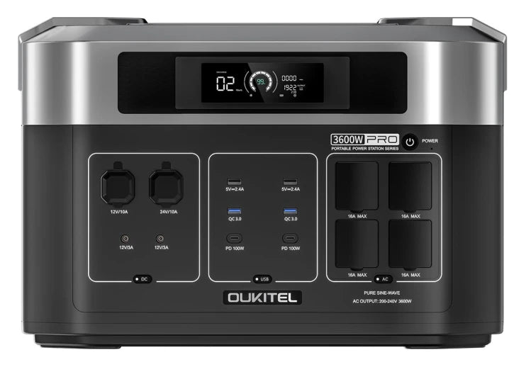 Зарядна станція Oukitel BP2000E PRO (2048 Вт·год/3600 Вт)