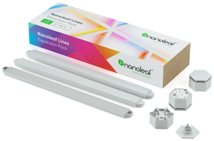 Додаткові панелі Nanoleaf Lines Expansion Pack Apple HomeKit - 3 шт. (NL59-E-0001LW-3PK)