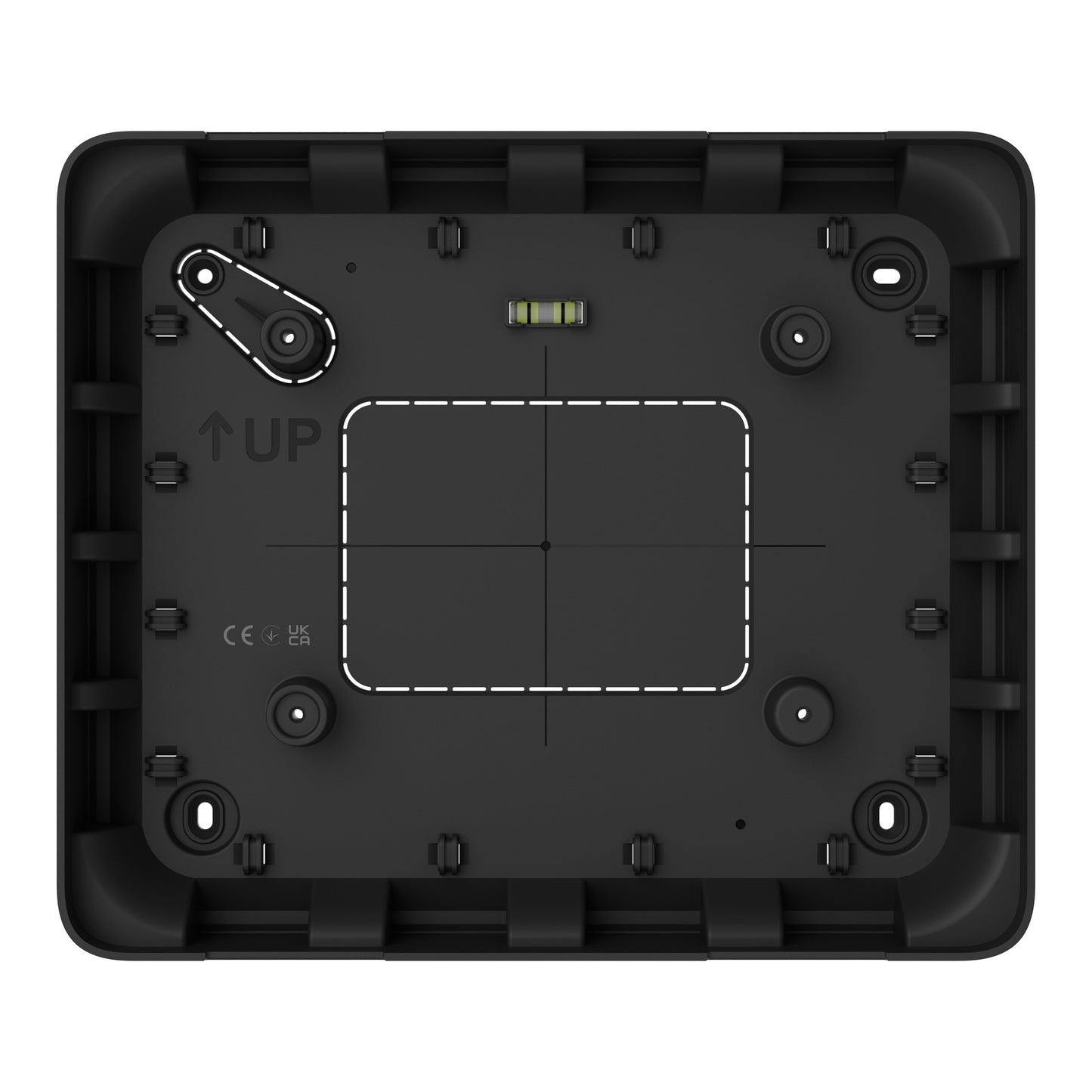 Монтажний бокс для підведення живлення до ППКП Ajax GlandBox Black (125718.314.BL)