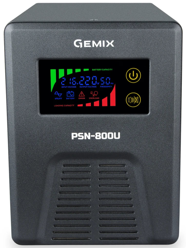 ДБЖ Gemix PSN800U 800VA/480W Schuko