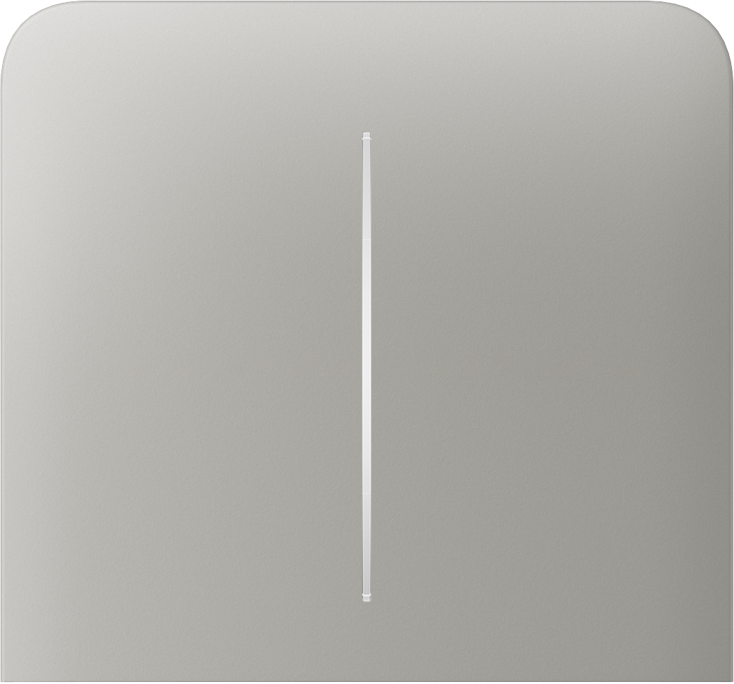 Бічна кнопка для двоклавішного вимикача Ajax SideButton (2-gang) vertical Oyster