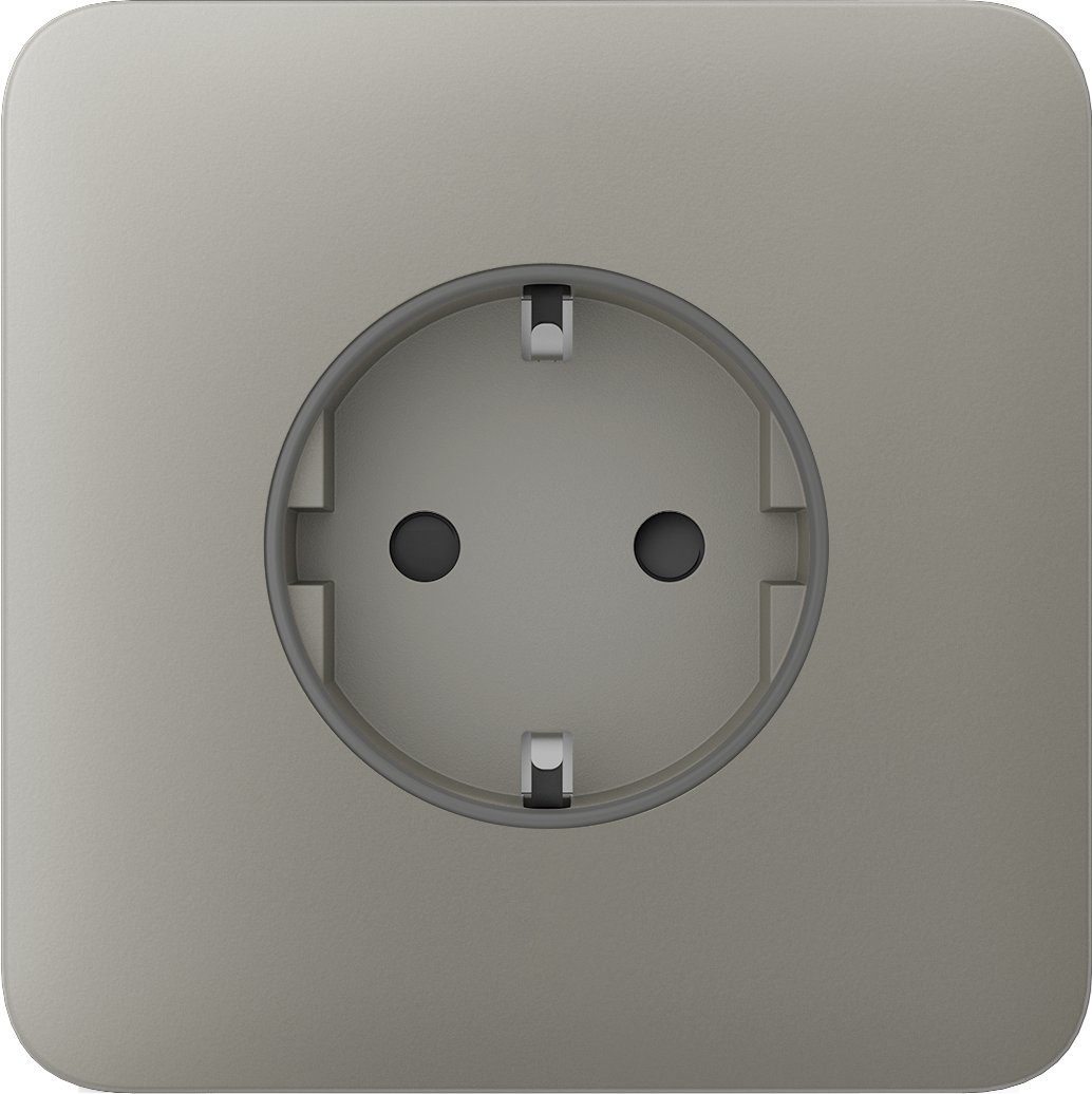 Передня панель для вбудованої розетки Ajax SoloCover (basic) Olive