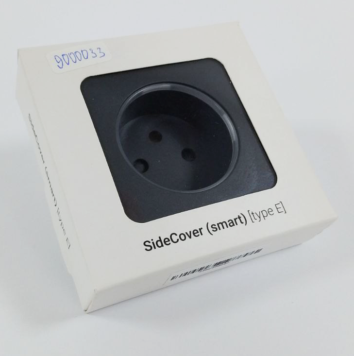 (Уцінка) Бічна панель для вбудованої розетки Ajax SideCover (smart) Graphite