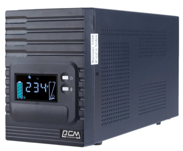 ДБЖ Powercom 1000VA/800W line-interactive R232 USB 8 IEC (SPT.1000.II.LCD)