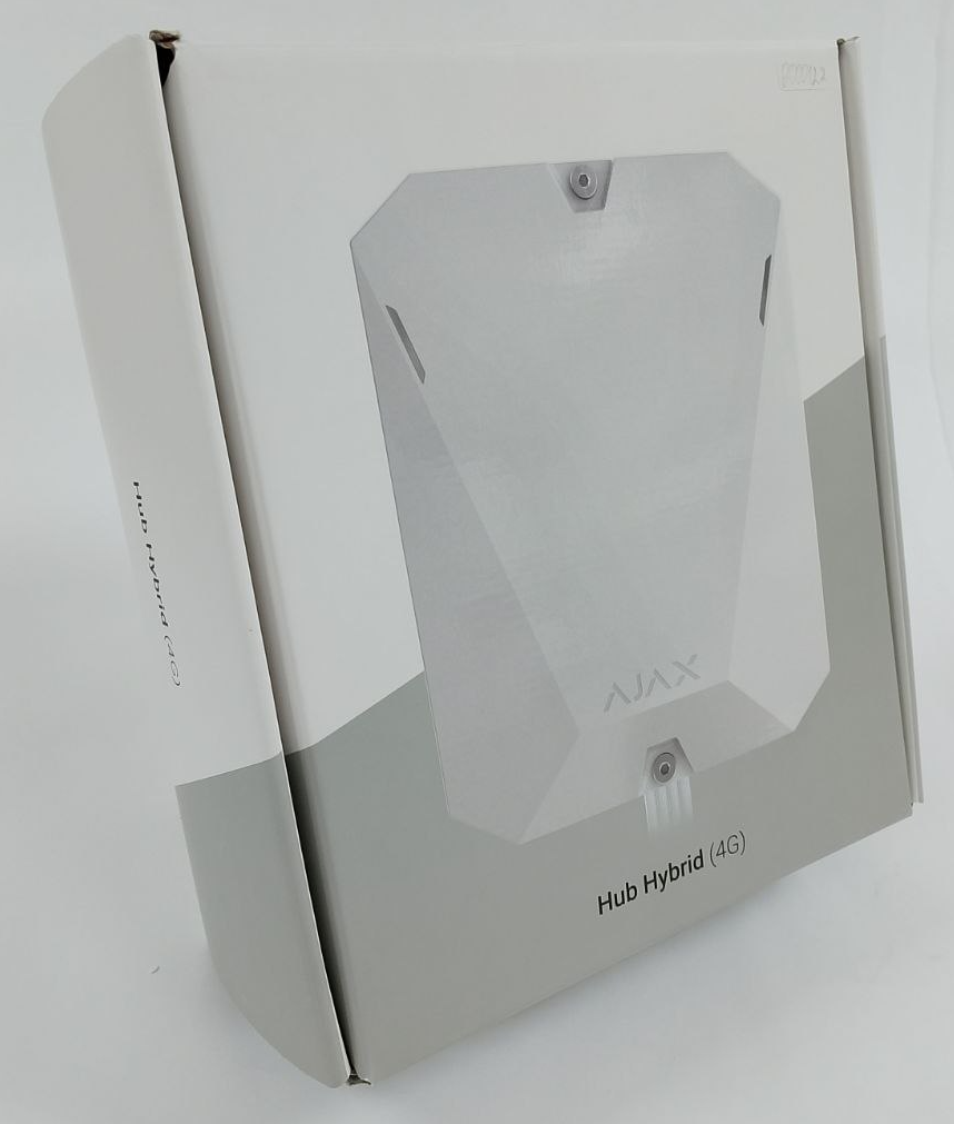 (Уцінка) Бездротова централь із живленням від батареї Ajax Hub BP Jeweller White