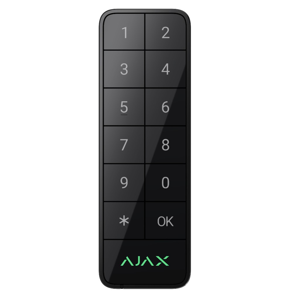 Дротова клавіатура Ajax Superior KeyPad Outdoor Fibra Black (117760.285.BL)