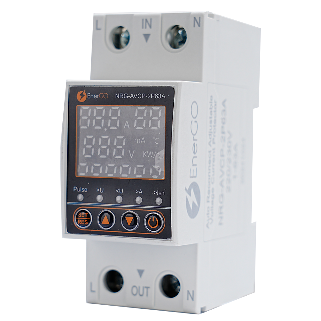 Реле напруги EnerGo NRG-AVCP-2P63A