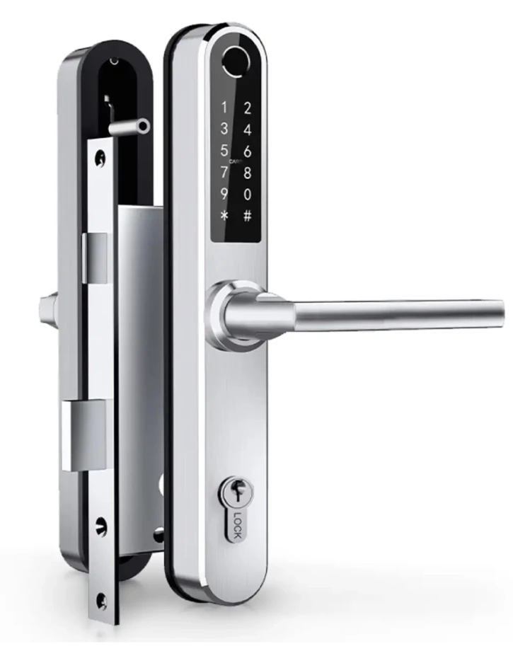 Розумний дверний замок біометричний SEVEN LOCK SL-7761BF EN Silver