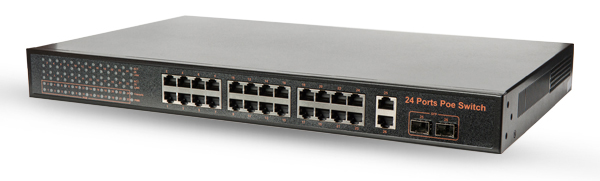 Комутатор Tecsar TS-2422sfp Black