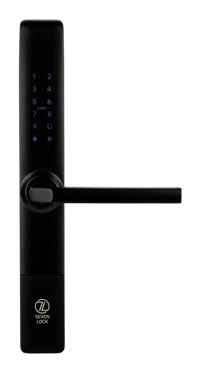 Розумний дверний замок SEVEN LOCK SL-7762B Black