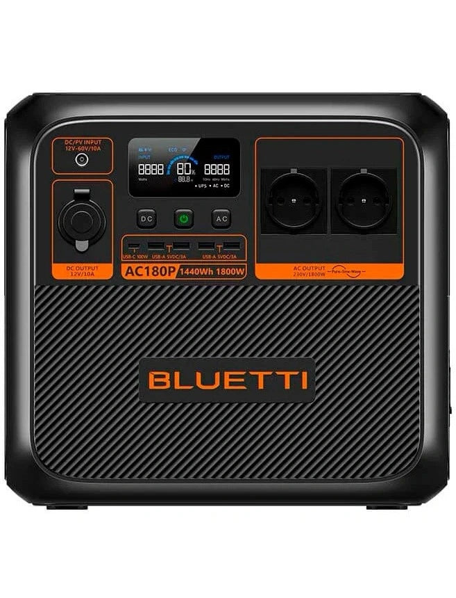 Зарядна станція Bluetti AC180P 1440Wh 400000 mAh 1800W (PB931255)
