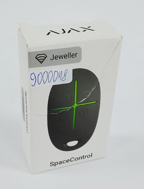 (Уцінка) Брелок для управління охоронною системою Ajax SpaceControl Black