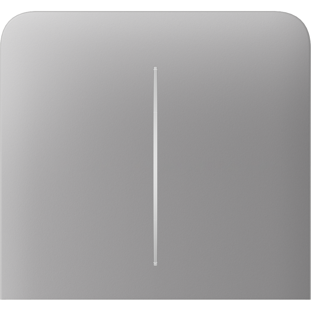 Бічна кнопка для двоклавішного вимикача Ajax SideButton (2-gang) vertical Fog