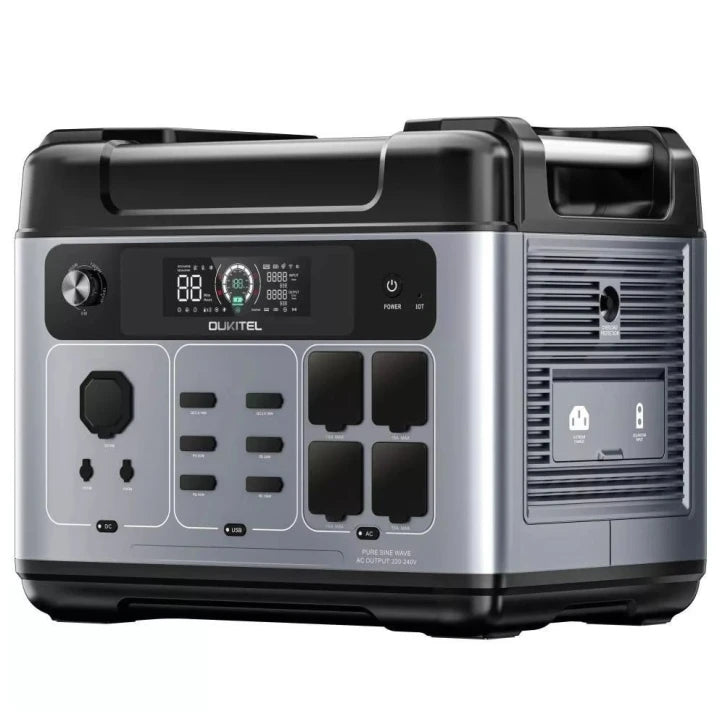 Зарядна станція Oukitel P2001E PLUS 2400W Gray