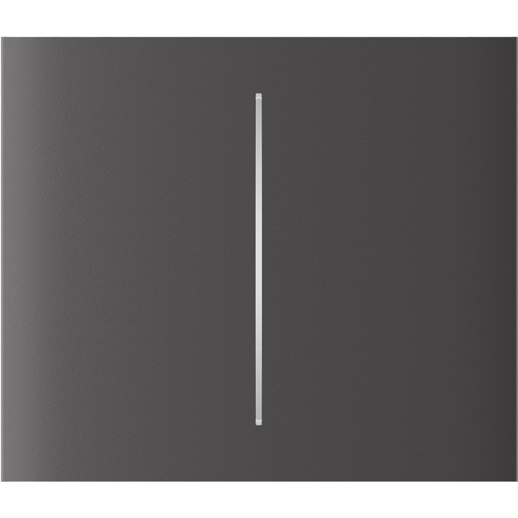 Центральна кнопка для двоклавішного вимикача Ajax CenterButton (2-gang) vertical Grey