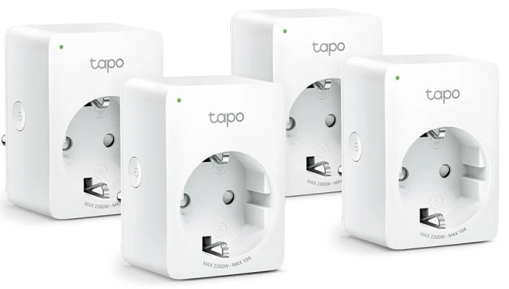 Розумна Wi-Fi розетка TP-Link Tapo P100 (TAPO-P100-4-PACK)