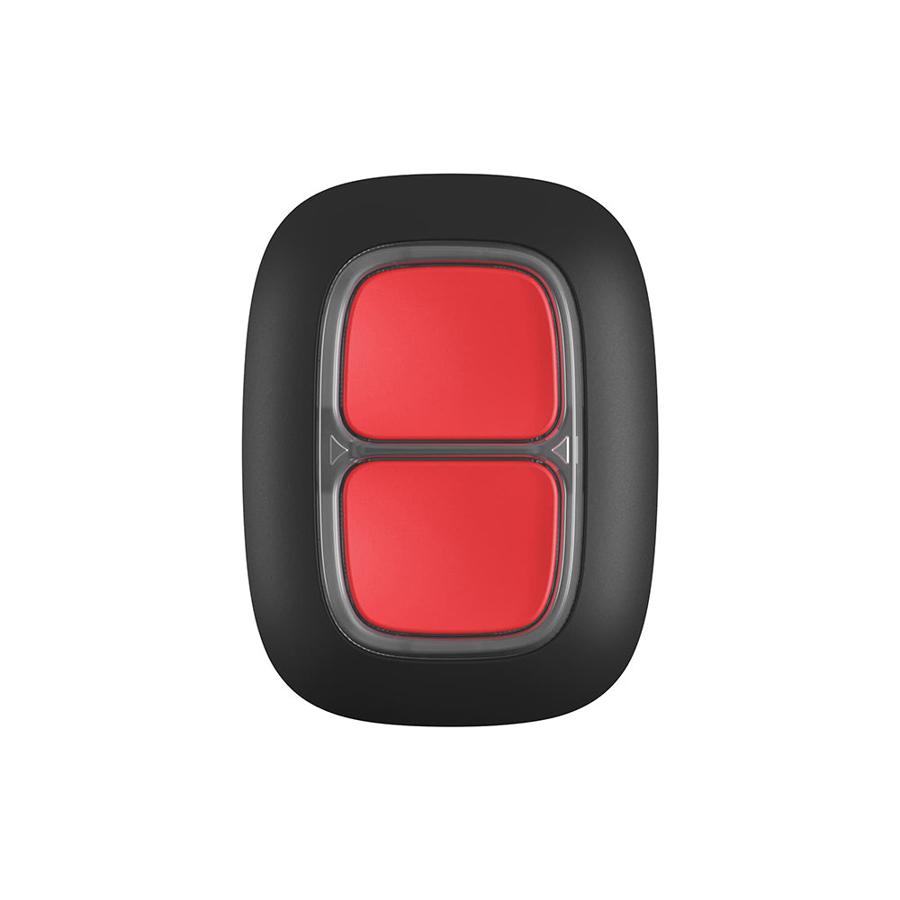 Бездротова екстрена кнопка Ajax DoubleButton Black