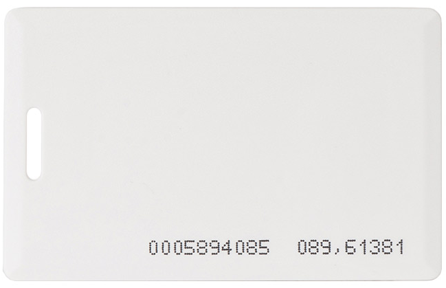 Безконтактна картка Tecsar Trek EM-Marine 1.6 мм з прорізом