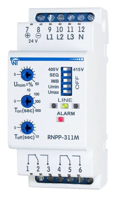 Реле напруги Новатек РНПП-311М White (NTRNP311M)