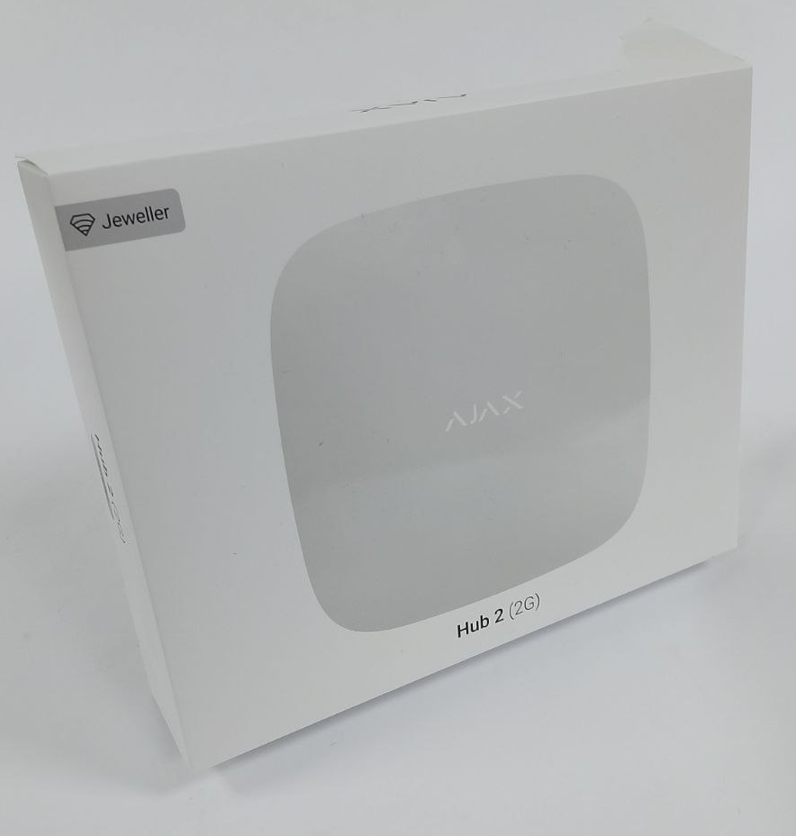 (Уцінка) Інтелектуальна централь Ajax Hub 2 White