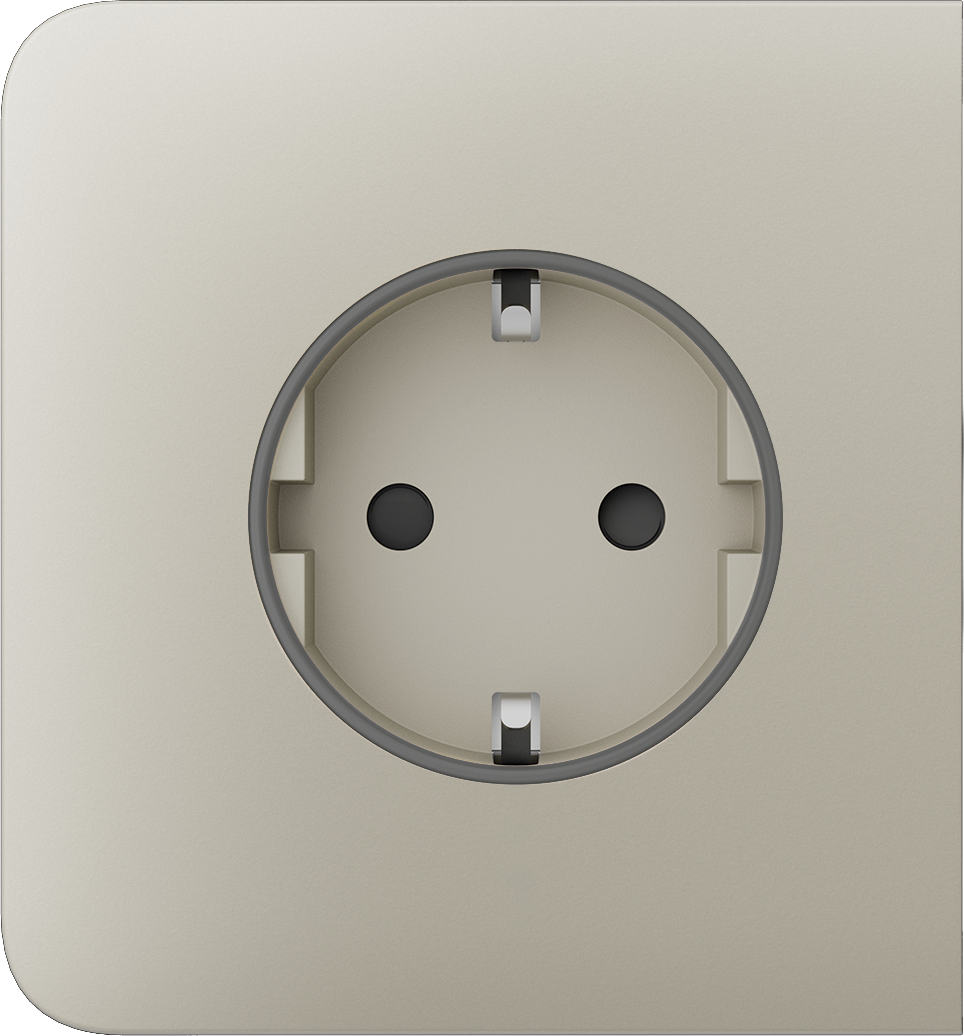 Бічна панель для вбудованої розетки Ajax SideCover (basic) Ivory