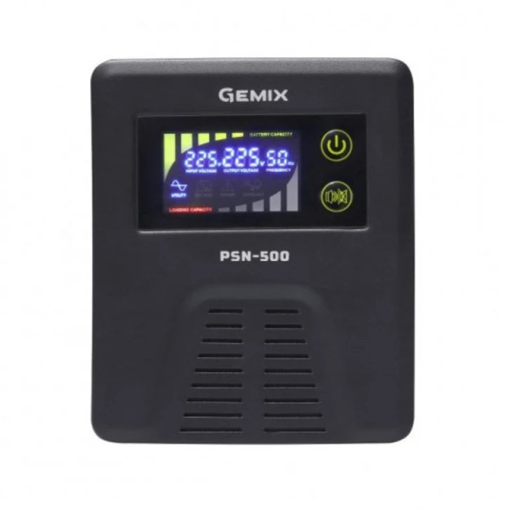 ДБЖ Gemix 500VA/300W 12V Schuko лінійно-інтерактивний (PSN-500)
