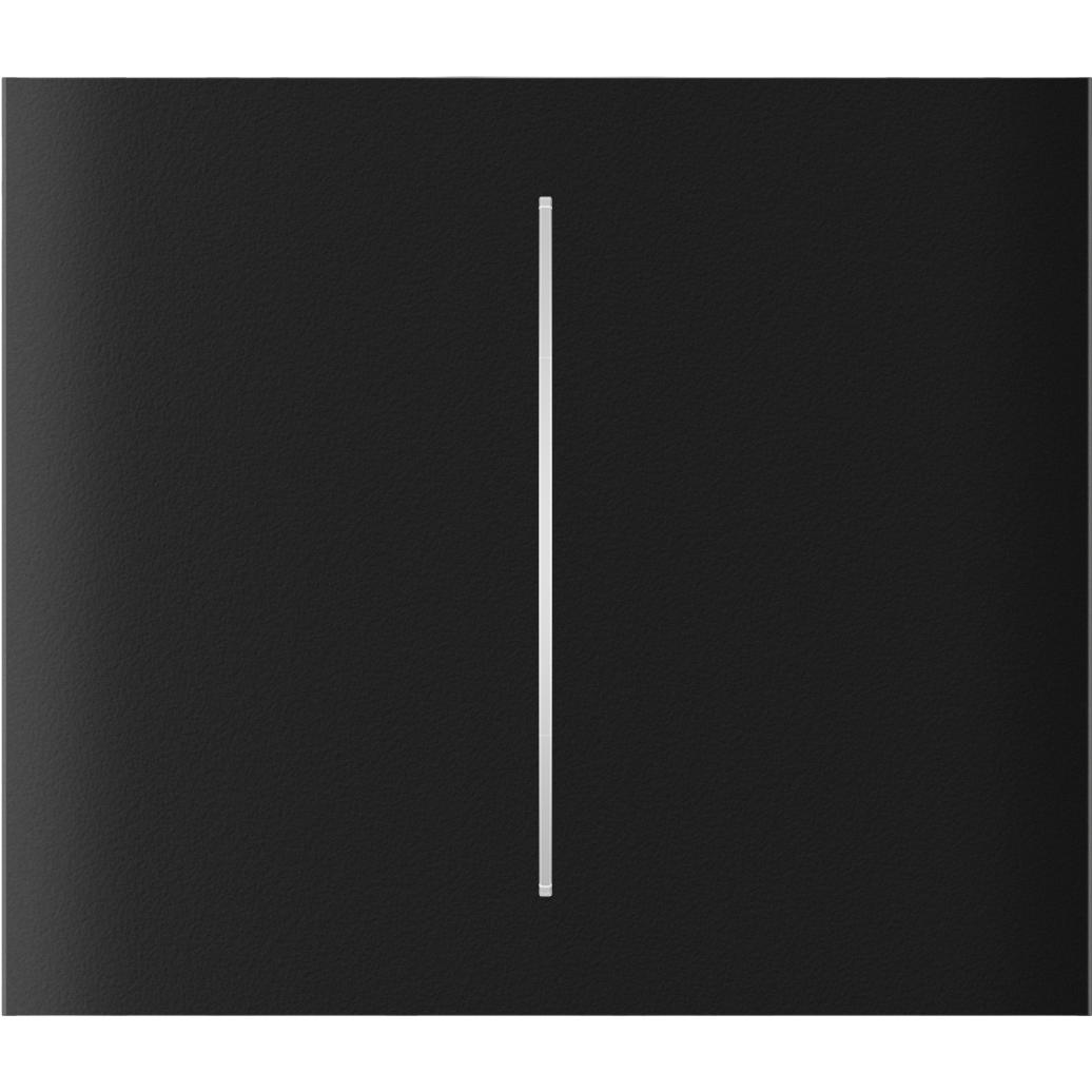 Центральна кнопка для двоклавішного вимикача Ajax CenterButton (2-gang) vertical Black