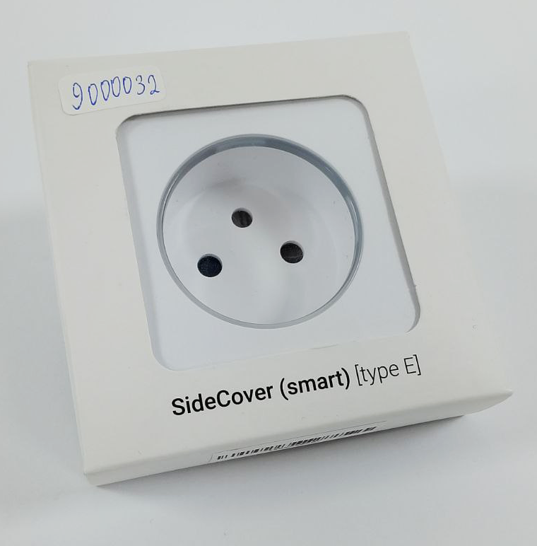 (Уцінка) Бічна панель для вбудованої розетки Ajax SideCover (smart) White