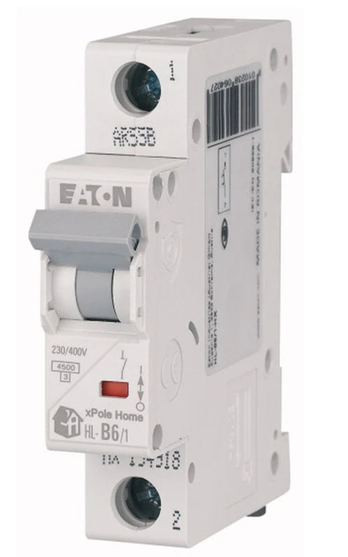 Автоматичний вимикач Eaton HL-C10/1 (1P, 10 А, C) (194729)