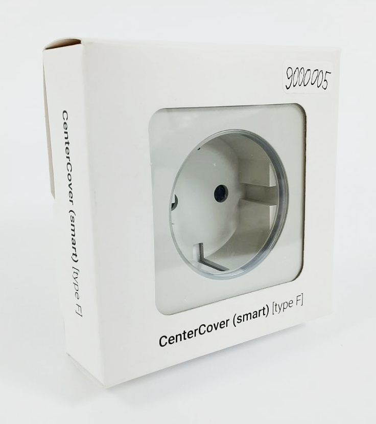 (Уцінка) Центральна панель для вбудованої розетки Ajax СenterCover (smart) Oyster