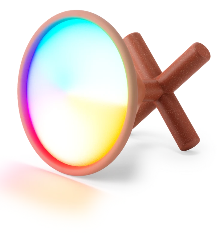 Портативна розумна лампа Nanoleaf Umbra Cono, RGBW, 2700-6500 K, 130 лм, Apple Homekit, Matter (SQUB01O00-1Co)