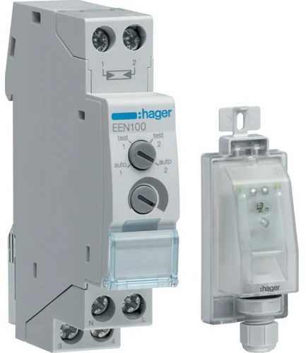 Сутінкове реле Hager EEN100 Gray