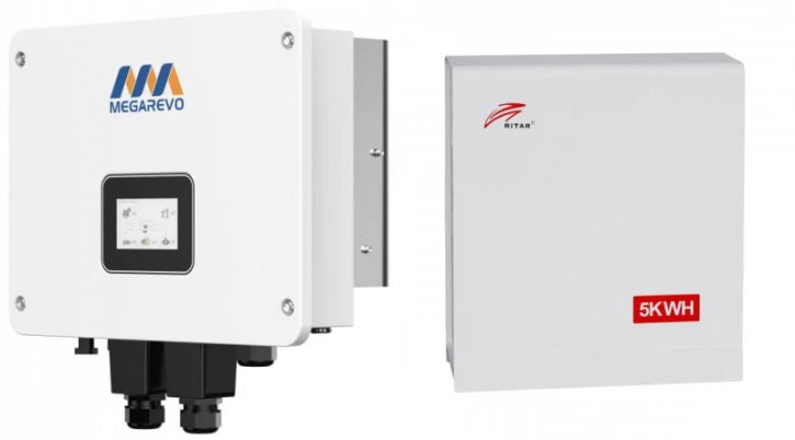 Комплект резервного живлення Megarevo O5KL1D/BAT-5KWH-51.2V