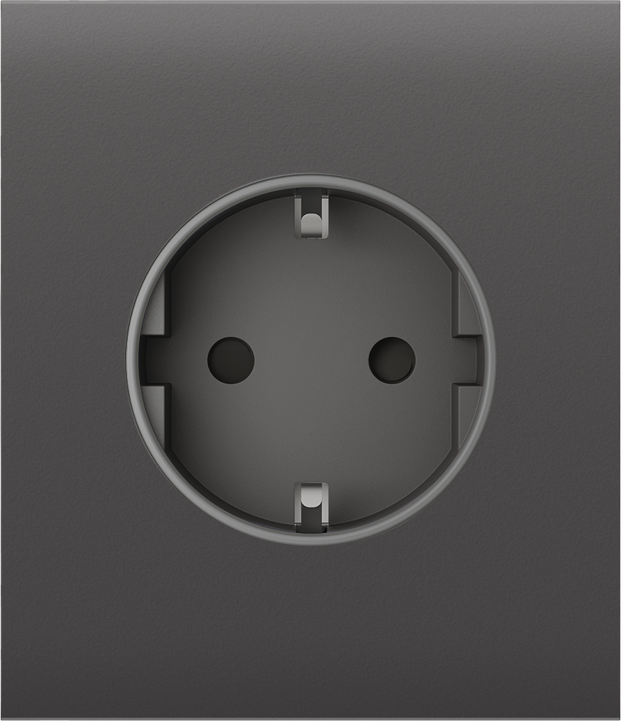 Центральна панель для вбудованої розетки Ajax СenterCover (basic) Grey