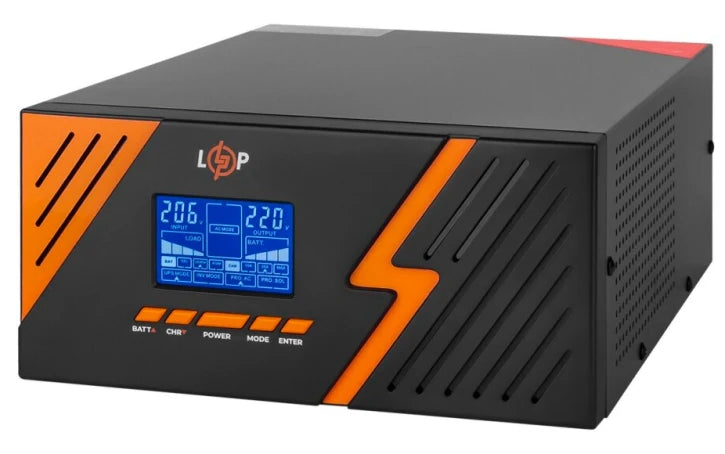 ДБЖ LogicPower LPM-PSW-1500VA (1050Вт) Black