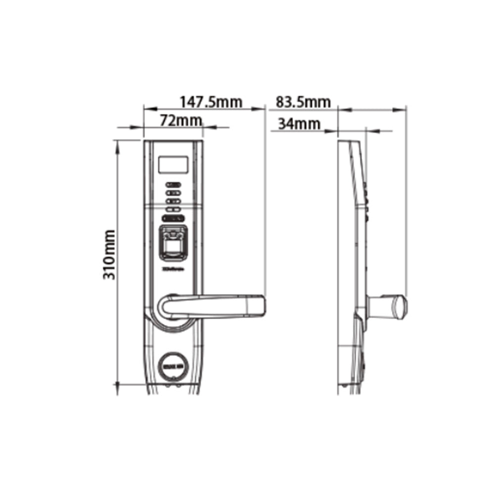 Замок за відбитками пальців ZKTeco L5000 ZKTeco 6618