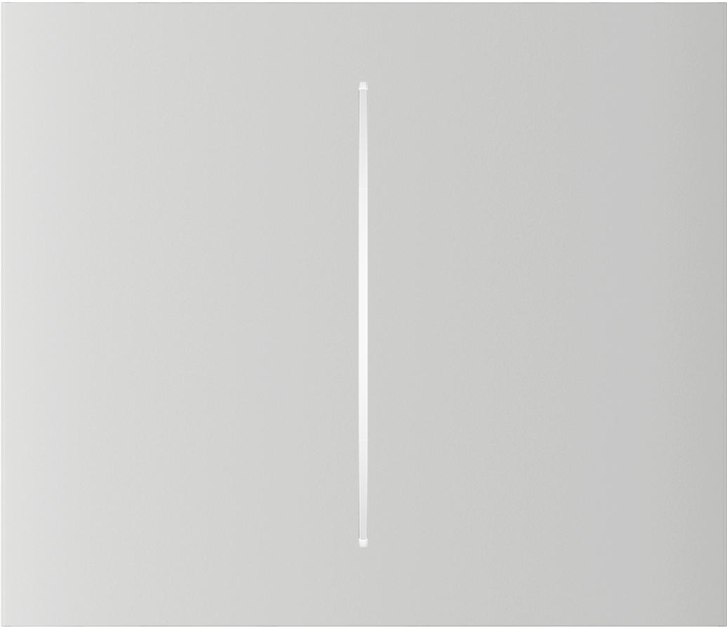 Центральна кнопка для двоклавішного вимикача Ajax CenterButton (2-gang) vertical White